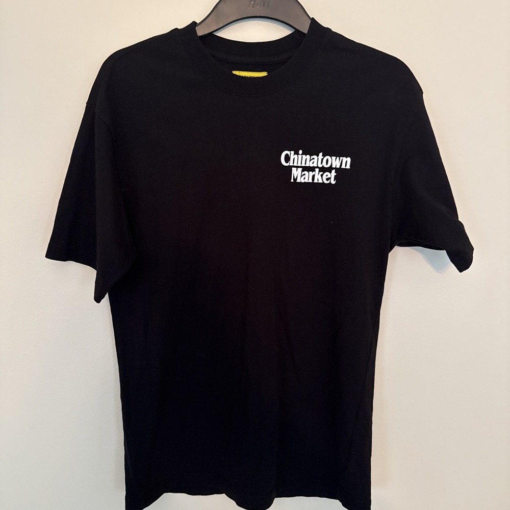 Mens Chinatown Market Black T Shirt Call My Therapist Size Small